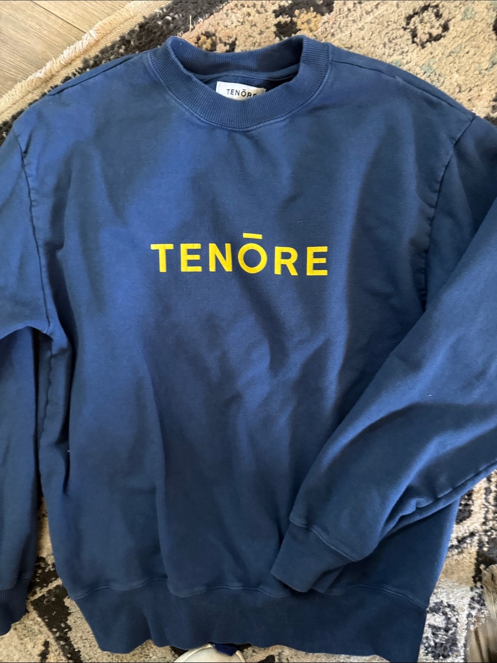 TENŌRE Medium Blue Crewneck Sweatshirt